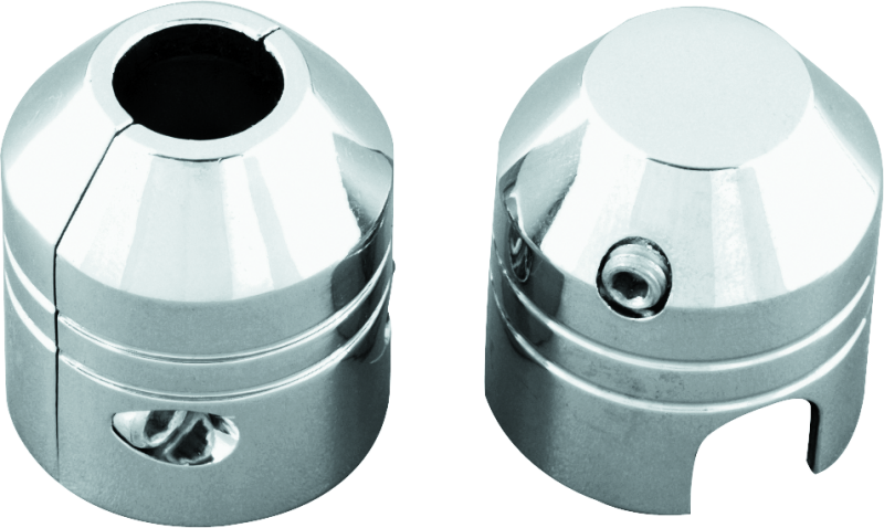 Kuryakyn Clutch Cable Ferrule &amp; Banjo Bolt Cover Kit Chrome