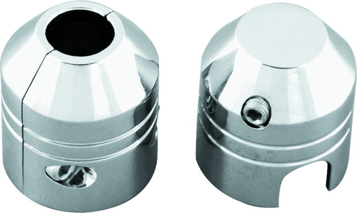Kuryakyn Clutch Cable Ferrule &amp; Banjo Bolt Cover Kit Chrome