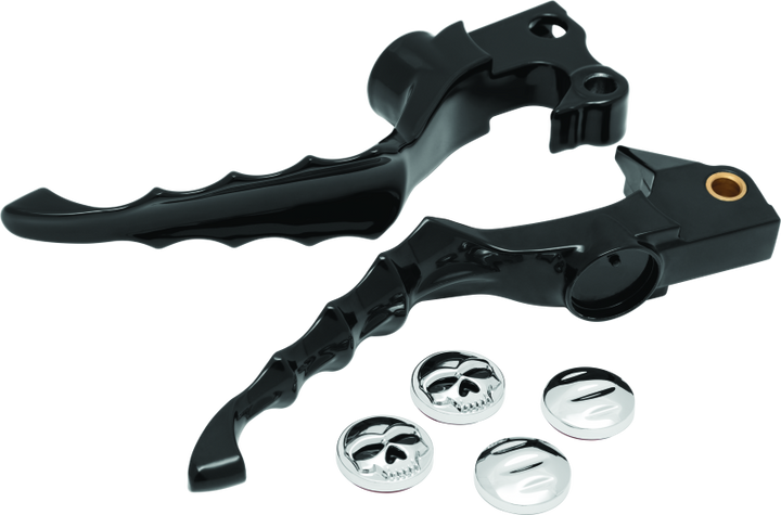 Kuryakyn Zombie Levers 04-13 XL Models Gloss Black