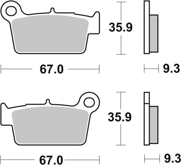 Brembo Brake Pads (07YA41SD)