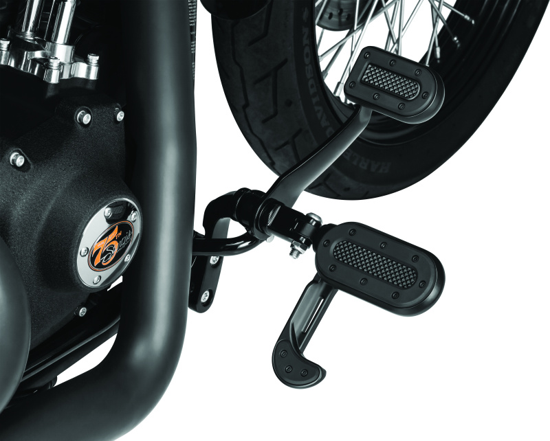 Kuryakyn Heavy Industry Brake Pedal Pad FX Models Satin Black