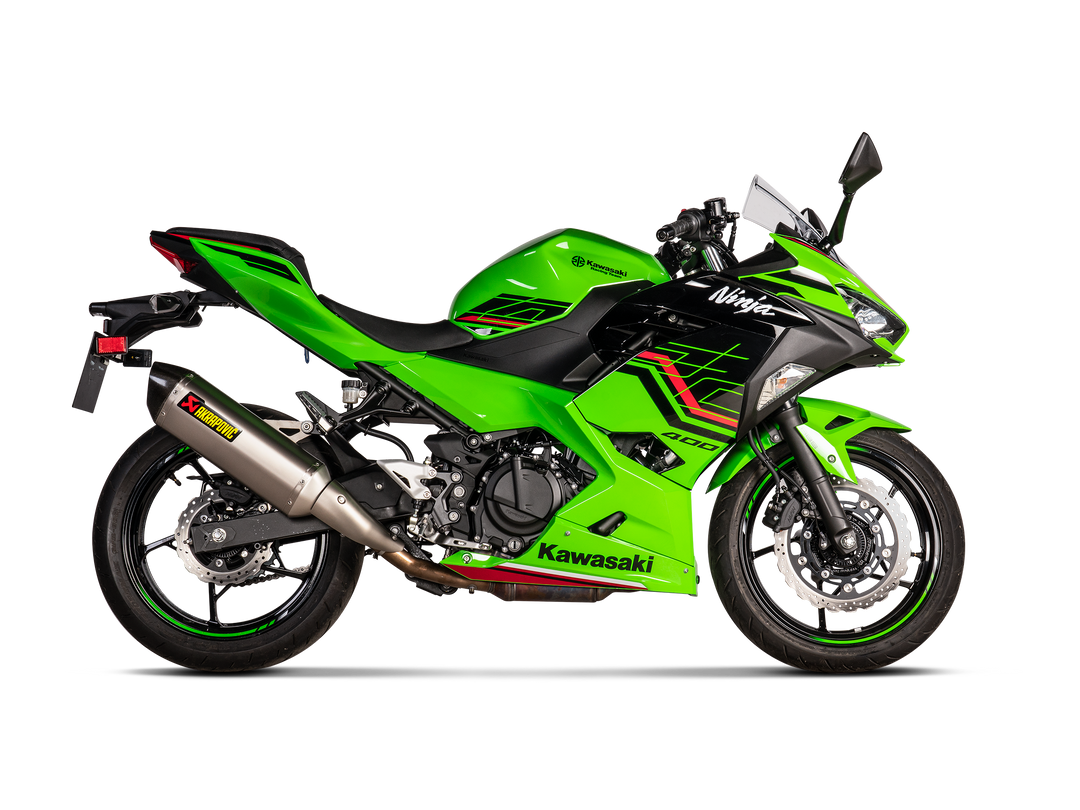 Akrapovic Homologated Slip-On Exhaust Kawasaki Ninja 400 / Z400 2018-2024
