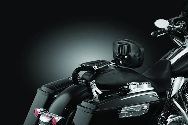 Kuryakyn Multi-Purpose Backrest Black &amp; Chrome