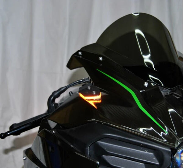 New Rage Cycles 15+ Mirror Block Off Turn Signals — H2-MBO