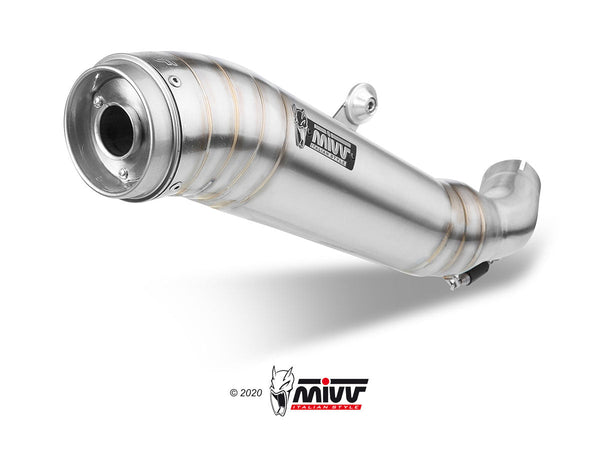 MIVV Ghibli Stainless Steel Slip-On Exhaust (D.029.LGX) for 2013-2015 Ducati Hypermotard/Strada 821