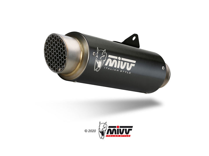 MIVV GPpro Black Slip-On Exhaust (D.038.LXBP) for 2018-2020 Ducati Scrambler 1100