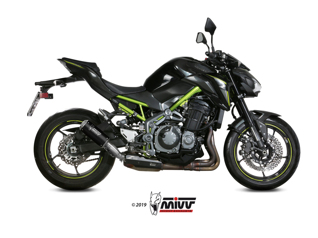 MIVV MK3 Black Slip-On Exhaust (K.045.LM3B) for 2017-2019 Kawasaki Z900