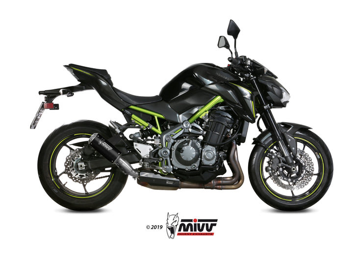 MIVV MK3 Black Slip-On Exhaust (K.045.LM3B) for 2017-2019 Kawasaki Z900