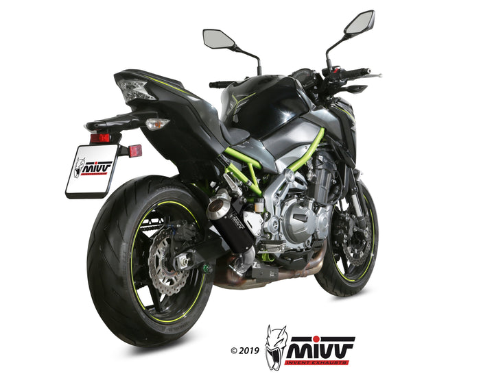MIVV MK3 Black Slip-On Exhaust (K.045.LM3B) for 2017-2019 Kawasaki Z900
