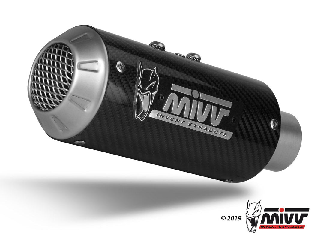 MIVV MK3 Carbon Slip-On Exhaust (K.045.LM3C) for 2017-2019 Kawasaki Z900