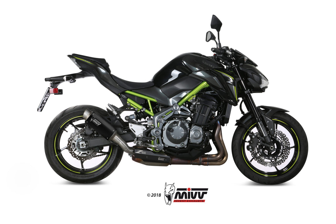 MIVV GPpro Black Slip-On Exhaust (K.045.LXBP) for 2017-2019 Kawasaki Z900