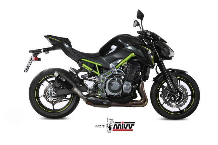 MIVV GPpro Black Slip-On Exhaust (K.045.LXBP) for 2017-2019 Kawasaki Z900