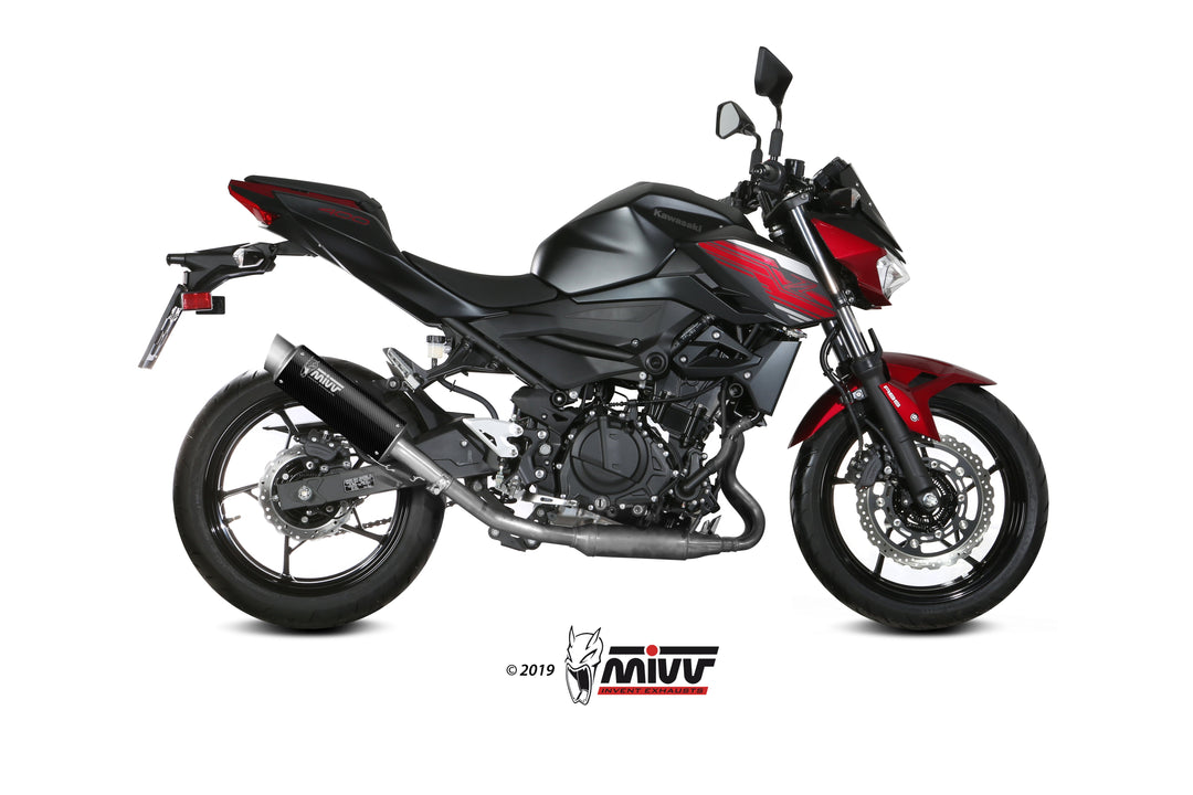 MIVV GPpro Carbon Slip-On Exhaust (K.047.L2P) for 2018-2020 Kawasaki Ninja 400