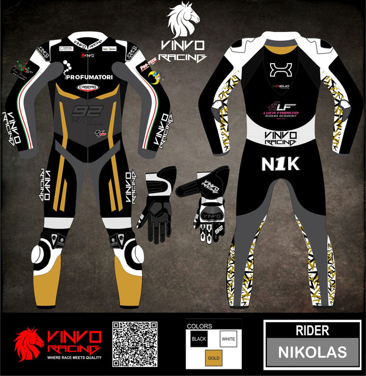 Custom Kangaroo Leather Race Suit