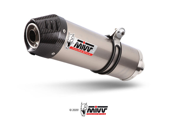 MIVV Oval Titanium Slip-On Exhaust (B.009.LNC) for 2000-2006 BMW R 1150 R
