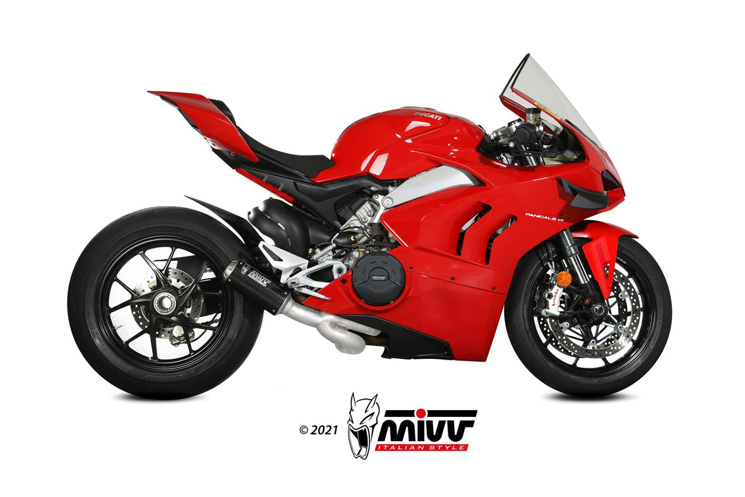 MIVV MK3 Carbon Full System Exhaust (R.DU.0006.SM3C) for 2018-2022 Ducati Panigale V4