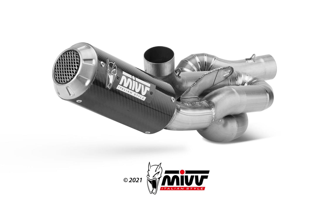 MIVV MK3 Carbon Full System Exhaust (R.DU.0006.SM3C) for 2018-2022 Ducati Panigale V4