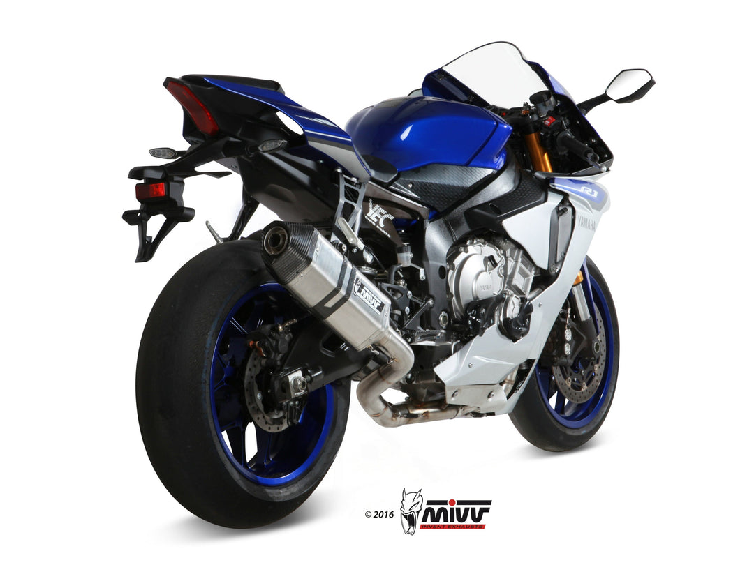 MIVV Speed Edge Stainless Full System Exhaust (X.YA.0010.SRX) for 2015-2022 Yamaha YZF-R1