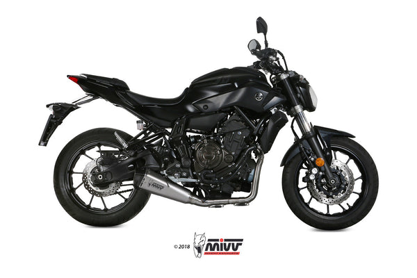 MIVV Delta Race Stainless Full System Exhaust (Y.044.LDRX) for 2014-2022 Yamaha MT-07