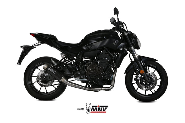 MIVV GPpro Carbon Full System Exhaust, High Position (Y.045.L2P) for 2014-2020 Yamaha MT-07