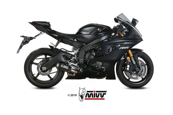 MIVV MK3 Carbon Slip-On Exhaust (Y.063.LM3C) for 2017-2022 Yamaha YZF R6
