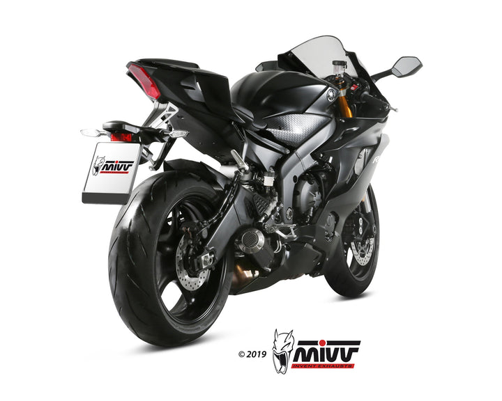 MIVV MK3 Carbon Slip-On Exhaust (Y.063.LM3C) for 2017-2022 Yamaha YZF R6